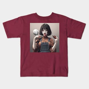 The ghost girl Kids T-Shirt